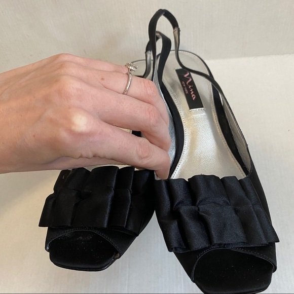 𝅺nina New York Dressy Peep Toe Heels - Picture 7 of 8